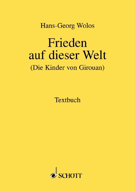 Frieden auf dieser Welt - 