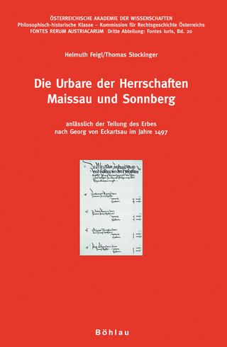 Die Urbare der Herrschaften Maissau und Sonnberg