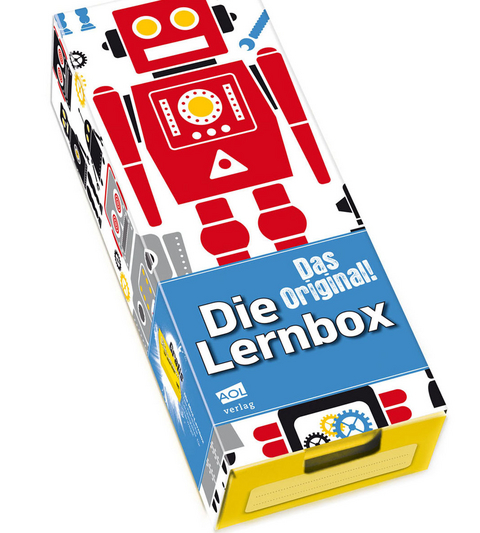 Die Lernbox (DIN A8) - Design: Roboter