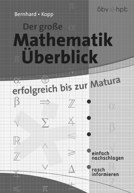 Der grosse Mathematik-&Uuml;berblick - Martin Bernhard, G&uuml;nther Kopp
