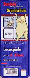 Lesespiele f&uuml;r die 2. Klasse (Spiel-Zubeh&ouml;r)
