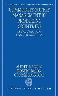 Commodity Supply Management by Producing Countries