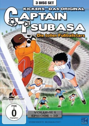 Captain Tsubasa - Die tollen Fußballstars. Vol.1, 3 DVDs