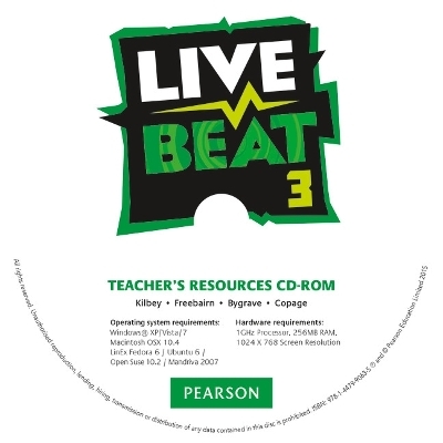 Live Beat 3 Teacher's Resources CD-ROM