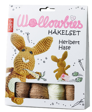 Wollowbies Häkelset Heribert Hase