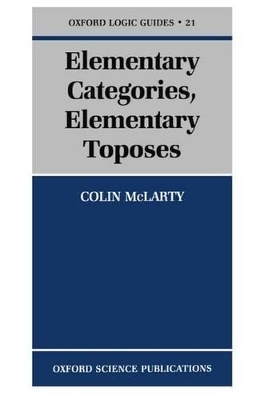 Elementary Categories, Elementary Toposes -  MCLARTY