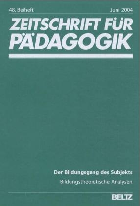 Der Bildungsgang des Subjekts - 