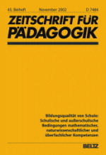 Bildungsqualit&auml;t von Schule - 