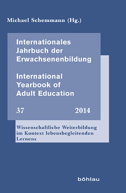 Internationales Jahrbuch der Erwachsenenbildung. International Yearbook of Adult Education - 