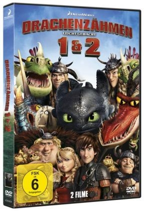 Drachenzaehmen leicht gemacht 1 & 2 Box, 2 DVD