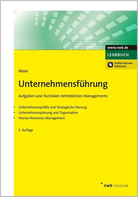 Unternehmensf&uuml;hrung - Harald Meier