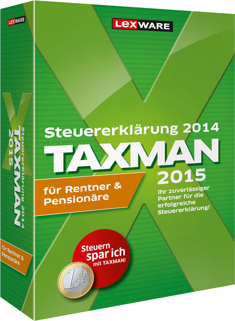TAXMAN 2015 f&uuml;r Rentner & Pension&auml;re