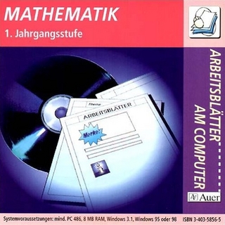 Arbeitsblätter am Computer - Arbeitsblattsammlungen auf CD-ROM für die Grundschule / Mathematik 1. Jahrgangsstufe