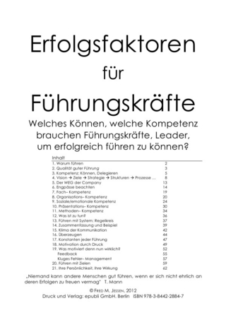 Erfolgsfaktoren für FK
