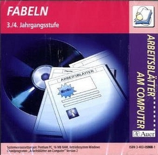 Arbeitsblätter am Computer - Arbeitsblattsammlungen auf CD-ROM für die Grundschule / Fabeln - 3./4. Jahrgangsstufe