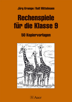 Rechenspiele f&uuml;r die Klasse 9 - J&ouml;rg Krampe, Rolf Mittelmann