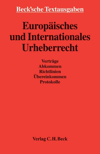 Europäisches und Internationales Urheberrecht