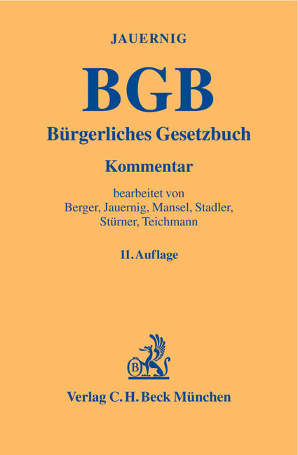 B&uuml;rgerliches Gesetzbuch - 