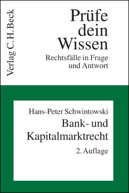 Bank- und Kapitalmarktrecht