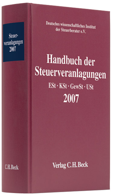 Handbuch der Steuerveranlagungen 2007 - 