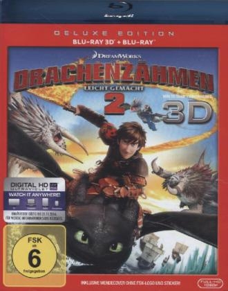 Drachenzaehmen leicht gemacht 2 3D, 2 Blu-ray