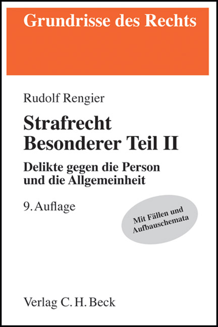 Strafrecht Besonderer Teil II - Rudolf Rengier