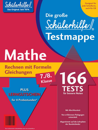 Testmappe Mathe Rechnen mit Formeln/Gleichungen (Kl. 7.-8.)