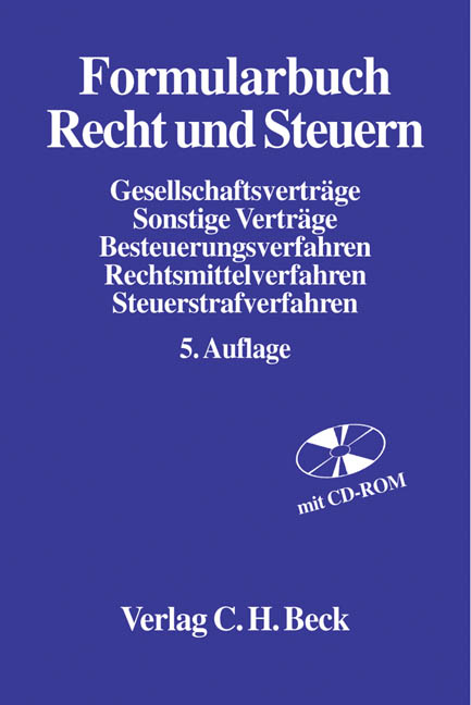 Formularbuch Recht und Steuern