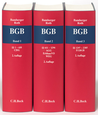 Kommentar zum Bürgerlichen Gesetzbuch  Gesamtwerk