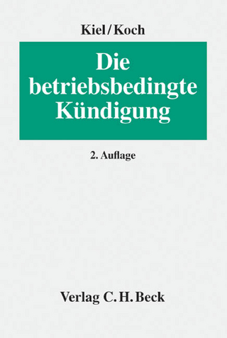 Die betriebsbedingte Kündigung