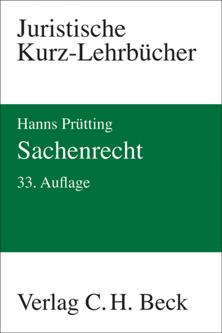Sachenrecht - Hanns Pr&uuml;tting
