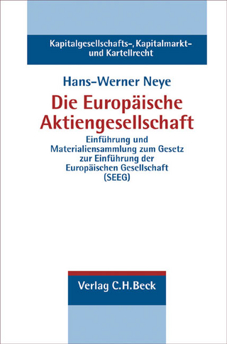 Die Europäische Aktiengesellschaft
