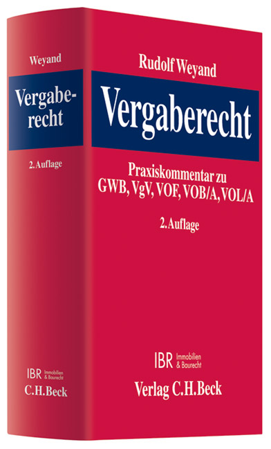 Praxiskommentar Vergaberecht - Rudolf Weyand