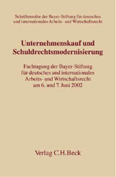 Unternehmenskauf und Schuldrechtsmodernisierung - 