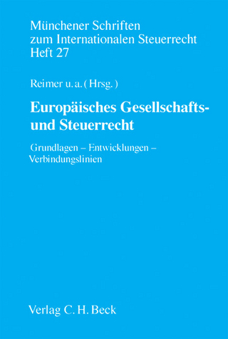 Europäisches Gesellschafts- und Steuerrecht