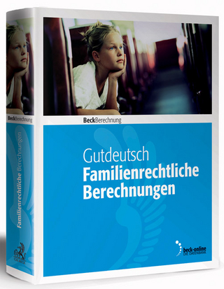Familienrechtliche Berechnungen für Windows