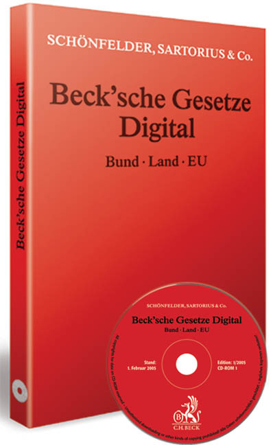 Beck'sche Gesetze Digital DVD