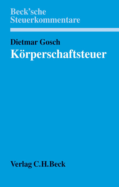 K&ouml;rperschaftsteuergesetz - 