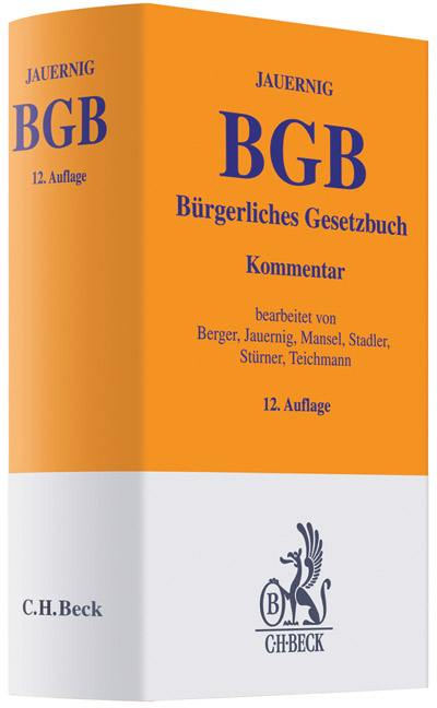 B&uuml;rgerliches Gesetzbuch - 