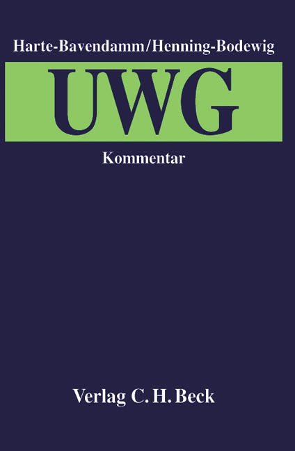 Gesetz gegen den unlauteren Wettbewerb - 