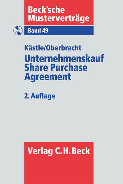 Unternehmenskauf - Share Purchase Agreement - Florian K&auml;stle, Dirk Oberbracht