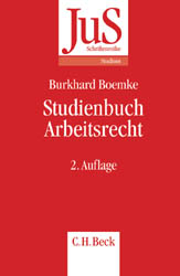 Studienbuch Arbeitsrecht - Burkhard Boemke