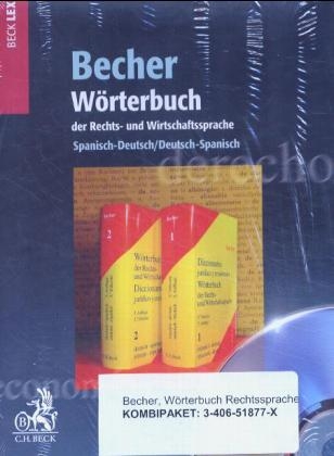 W&ouml;rterbuch der Rechts- und Wirtschaftssprache - Kombipaket Buch und CD-ROM