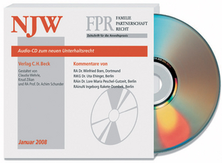 NJW/FPR Audio-CD zum neuen Unterhaltsrecht