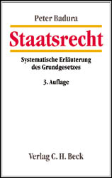 Staatsrecht - Peter Badura
