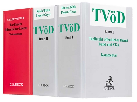 Kombi Rinck/B&ouml;hle/Pieper/Geyer, TV&ouml;D und Cerff/Winter, Tarifrecht &ouml;ffentlicher Dienst