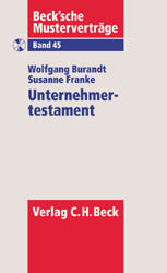 Unternehmertestament - Wolfgang Burandt, Susanne Franke