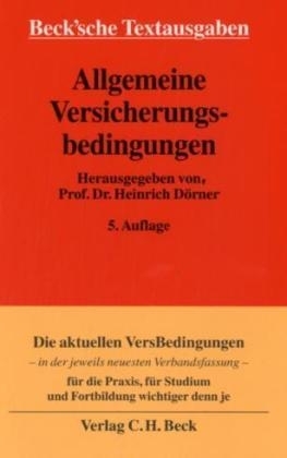 Allgemeine Versicherungsbedingungen - 