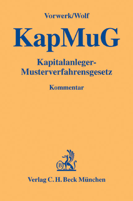 Kapitalanleger-Musterverfahrensgesetz - 