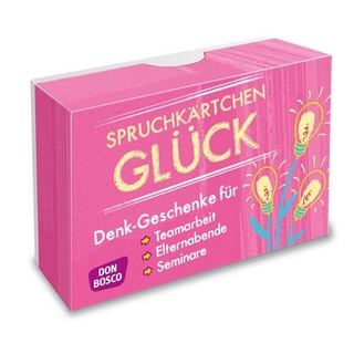 Spruchkärtchen Glück